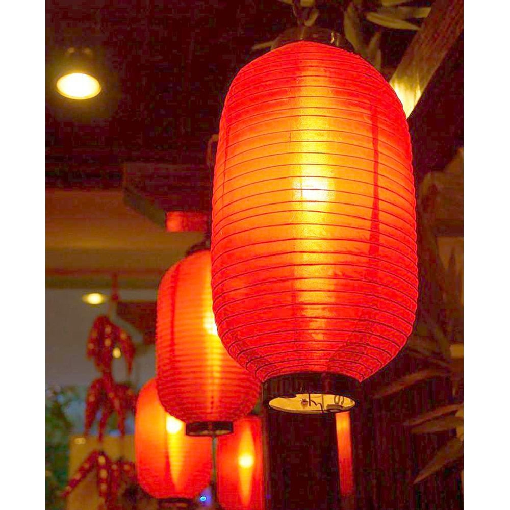 Ensemble De Lanternes Décorations Chinoises Divers Types De Lampes Chinoises