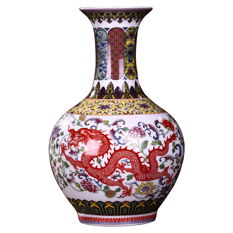 Vase Chinois Dragon