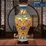 vase chinois en cloisonné