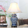 lampe chinoise bleue