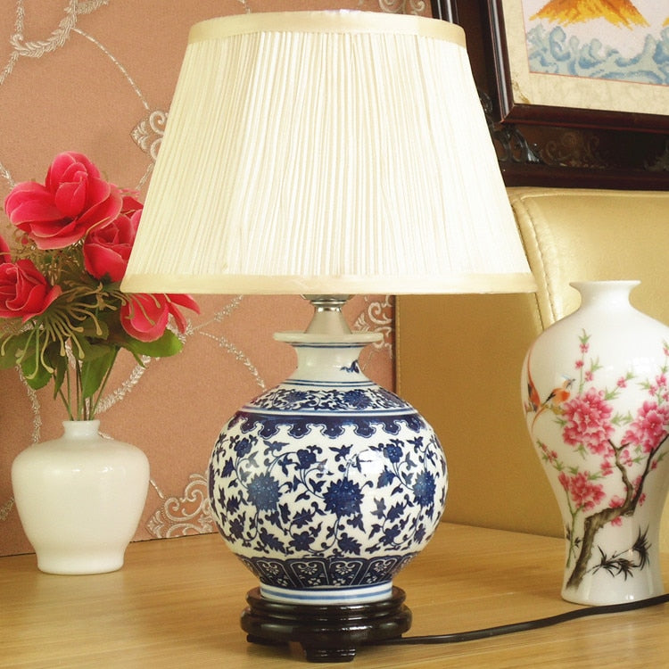 lampe chinoise porcelaine prix